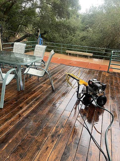 topanga deck washed